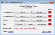 Crysis2 Multiplayer Trainer Screenshot