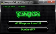 MW3 Weapons/EXP Hack By: TazzyOpz Screenshot